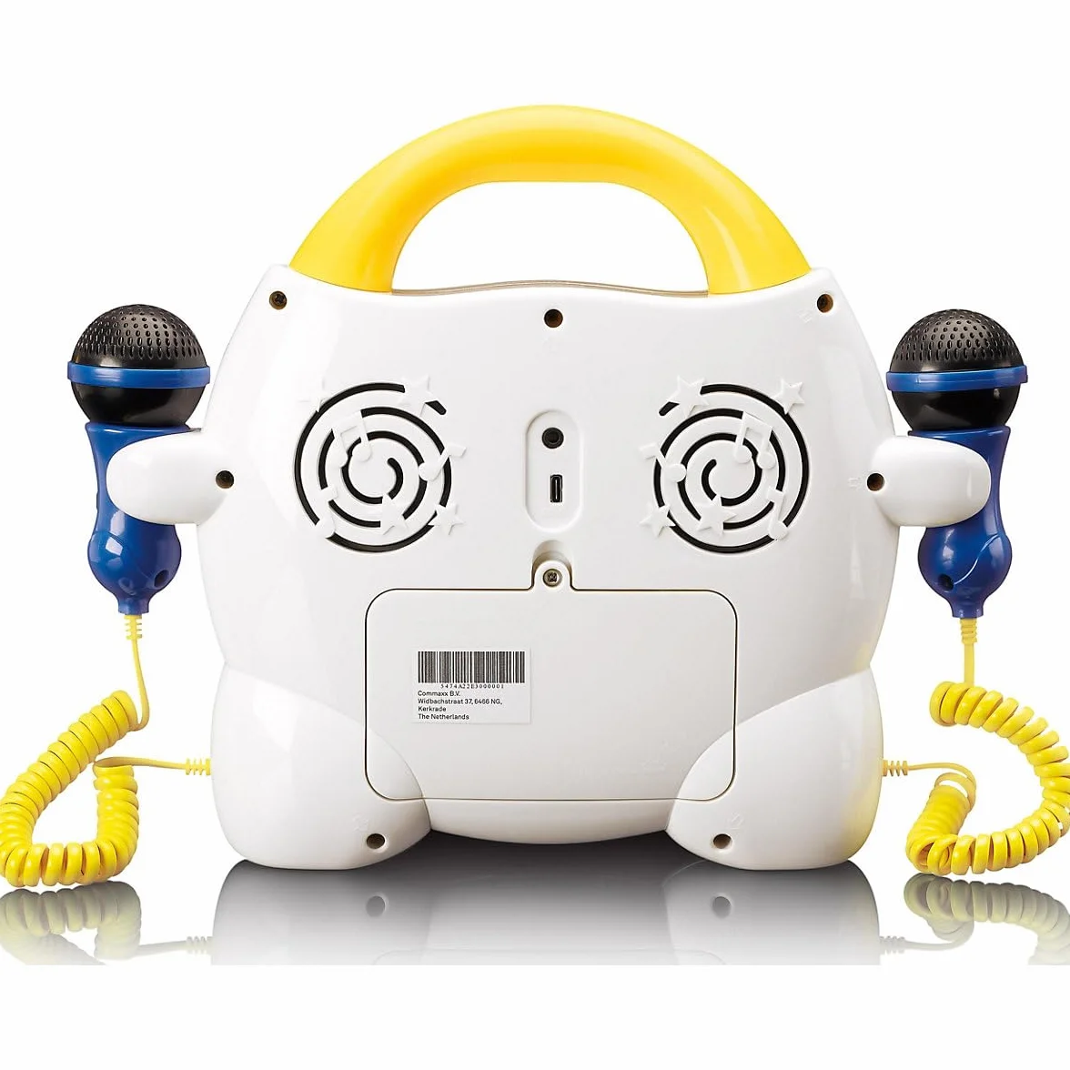 Lenco KCD-011 Lecteur CD Sing Along pour Enfants Bluetooth 5.0 Antishock avec 2 Microphones Karaoké