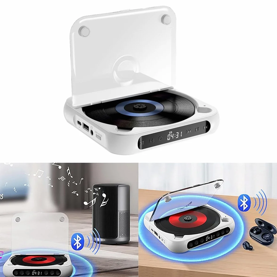Lecteur CD externe portable USB AUX pour voiture ordinateur Android 4.4+