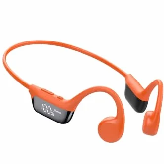 Casque Conduction Osseuse Bluetooth 6.0, Ecouteurs sans Fil Sport pour Course à Pied