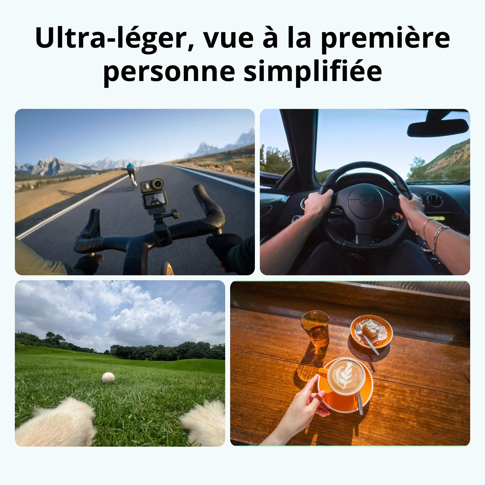 DJI Osmo Nano Bundle Standard 64 Go Caméra Vlog 4K/60 IPS Capteur 1/1,3″ FOV Large 143° 200 Min Enregistrement POV Magnétique 4K