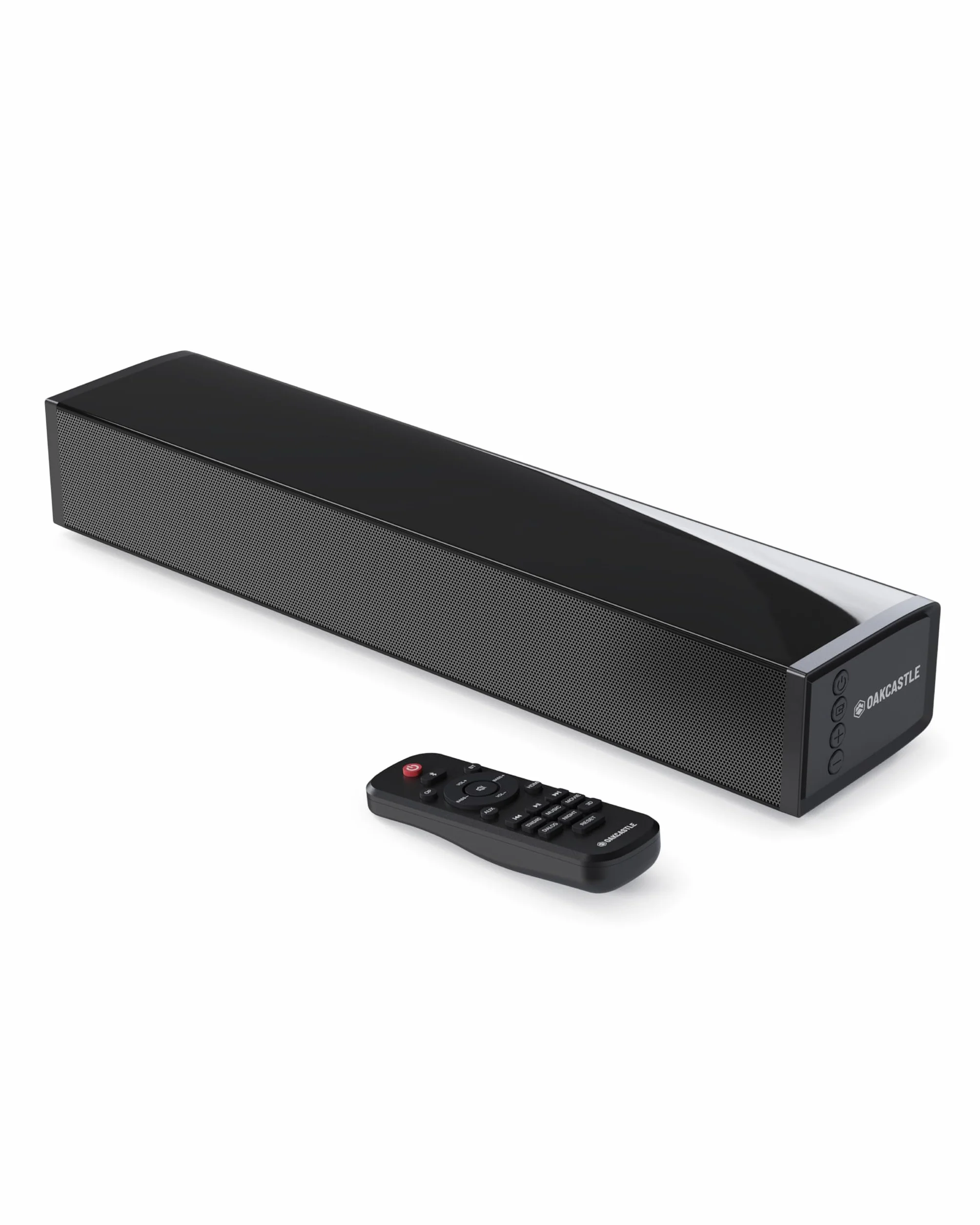 Oakcastle SB40 Barre de Son TV 60W 2.0 Stéréo HDMI Arc AUX Optique 40cm