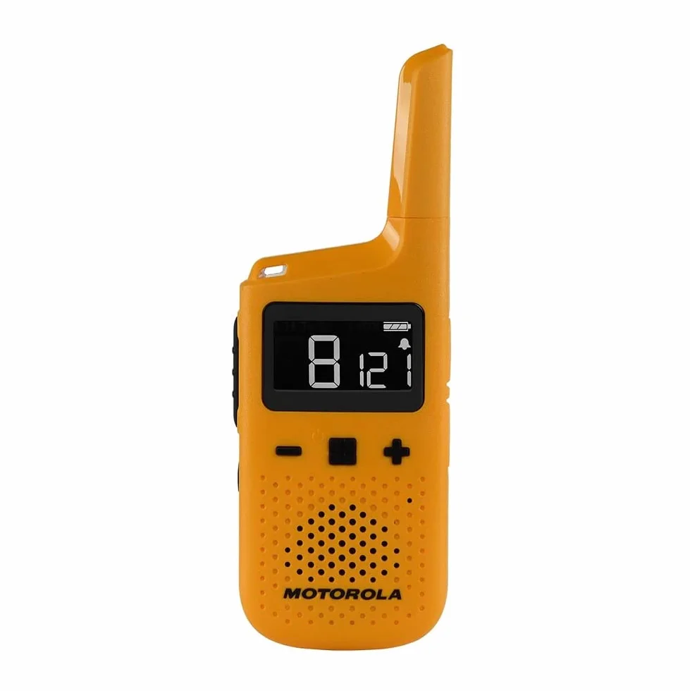 Motorola Solutions TALKABOUT T72 Lot de 2 Talkies Walkies PMR446 IP54 Jaune